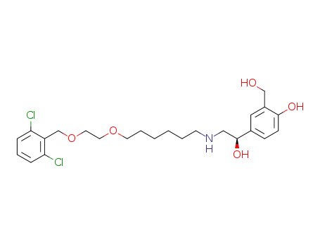 4-[(1R)-2-({6-[(2-{[(2,6-dichlorophenyl)methyl]oxy}ethyl)oxy]-hexyl}-amino)-1-hydroxyethyl]-2-(hydroxymethyl)phenol