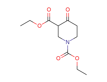 4-oxo-piperidine-1,3-dicarboxylic acid diethyl ester